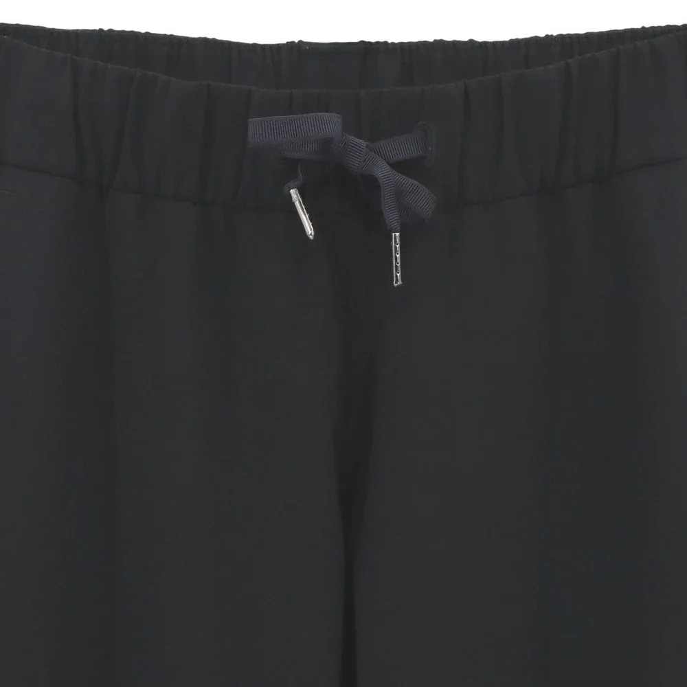 Lululemon On the Fly Pants Black Woven Jogger‎ Travel Commute Size 4